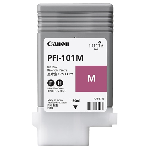 キヤノン インクタンク PFI-101M 顔料マゼンタ 130ml 0885B001 1個（ご注文単位1個）【直送品】
