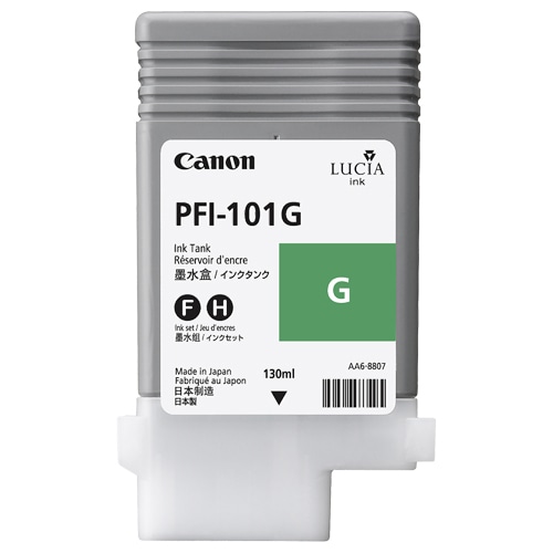 キヤノン インクタンク PFI-101G 顔料グリーン 130ml 0890B001 1個（ご注文単位1個）【直送品】