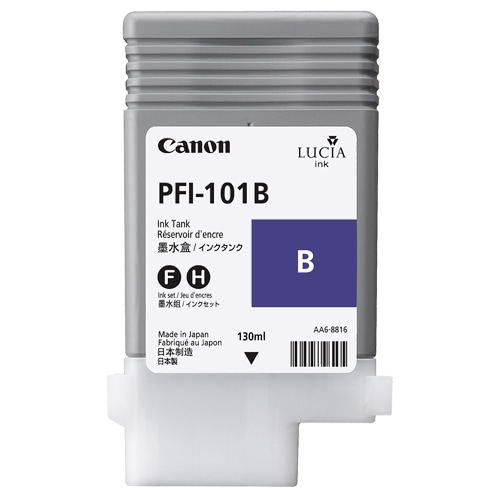 キヤノン インクタンク PFI-101B 顔料ブルー 130ml 0891B001 1個（ご注文単位1個）【直送品】
