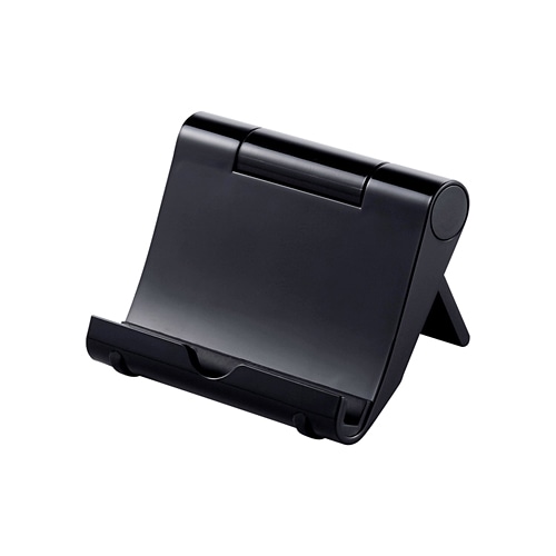 サンワサプライ iPadスタンド ブラック PDA-STN7BK 1個(ご注文単位1個)【直送品】