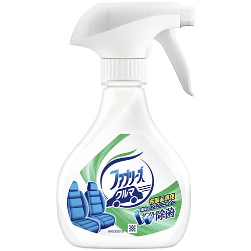 P＆G　クルマ用ファブリーズ　ダブル除菌　香りが残らないタイプ　210ml　1本（ご注文単位1本）【直送品】