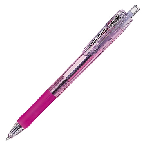 ゼブラ　油性ボールペン　タプリクリップ　0.7mm　黒　（軸色：ピンク）　BN5-P　1本（ご注文単位1本）【直送品】