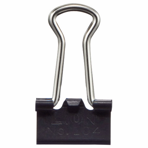 ライオン事務器　バインダークリップ　粒　口幅10mm　No.104　1箱（10個）（ご注文単位1箱）【直送品】