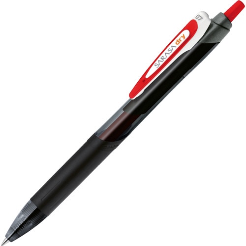 ゼブラ　ジェルボールペン　サラサドライ　0.7mm　赤　JJB31-R　1本（ご注文単位1本）【直送品】