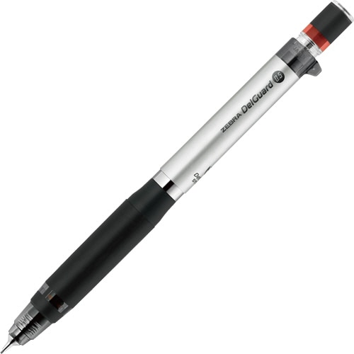 ゼブラ　シャープペンシル　デルガード　タイプER　0.5mm　（軸色：シルバー）　P-MA88-S　1本（ご注文単位1本）【直送品】