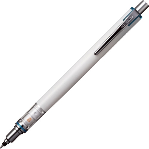 三菱鉛筆　シャープペンシル　クルトガ　アドバンス　0.5mm　（軸色：ホワイト）　M55591P.1　1本（ご注文単位1本）【直送品】