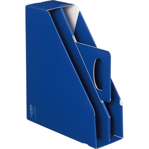 コクヨ ファイルボックス<KaTaSu>取っ手付き・スタンドタイプ ブルー フ-KES470NB 1冊(ご注文単位1冊)【直送品】