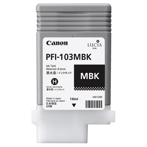 キヤノン インクタンク PFI-103MBK 顔料マットブラック 130ml 2211B001 1個（ご注文単位1個）【直送品】