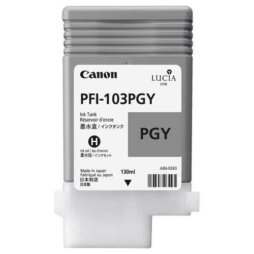 キヤノン インクタンク PFI-103PGY 顔料フォトグレー 130ml 2214B001 1個（ご注文単位1個）【直送品】