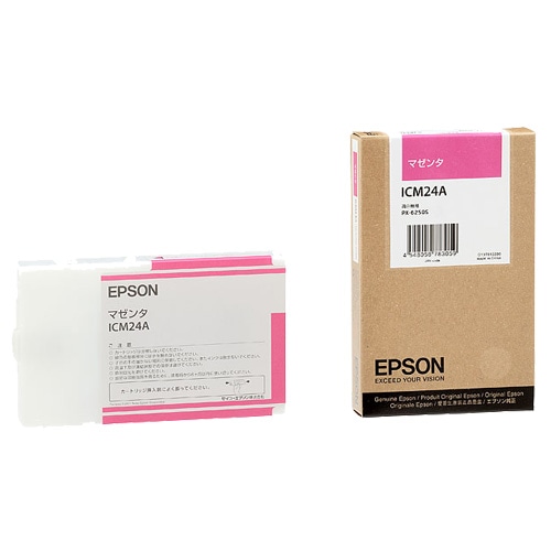 エプソン PX-P/K3インクカートリッジ マゼンタ 110ml ICM24A 1個（ご注文単位1個）【直送品】