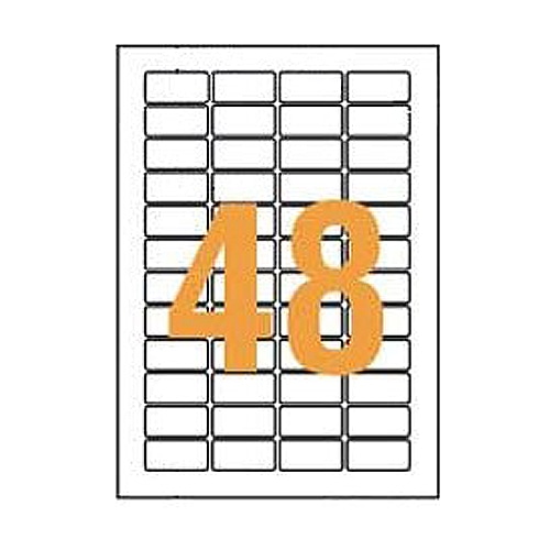 ライオン事務器　LPタックラベル　A4判　20×41mm（48片入）　LP-248　1箱（100シート）（ご注文単位1箱）【直送品】