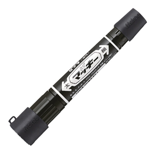 ゼブラ 油性マーカー ハイマッキー 角芯太字+丸芯細字 キャップジャケット付 黒 P-MO-150-MC-BKJ 1本(ご注文単位1本)【直送品】