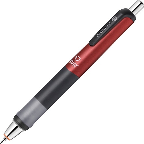 ゼブラ　シャープペンシル　デルガード　タイプGR　0.5mm　（軸色：レッド）　P-MA93-R　1本（ご注文単位1本）【直送品】