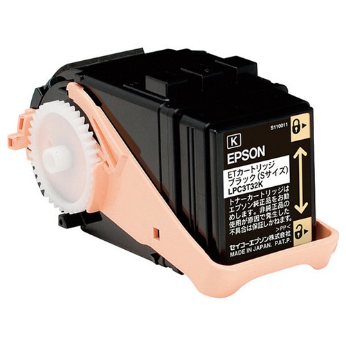 エプソン ETカートリッジ ブラック Sサイズ LPC3T32K 1個（ご注文単位1個）【直送品】