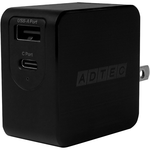 アドテック PowerDelivery対応 急速充電器 65W ブラック APD-A065AC-BK 1個(ご注文単位1個)【直送品】
