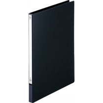 ライオン事務器 パームファイル 標準Z式 A4タテ 100枚収容 背幅18mm 紺 No.84-A4S 1冊(ご注文単位1冊)【直送品】