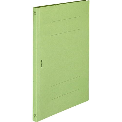 ライオン事務器　フラットファイル（環境）　樹脂押え具　B4タテ　150枚収容　背幅18mm　緑　A-509KB4S　1冊（ご注文単位1冊）【直送品】