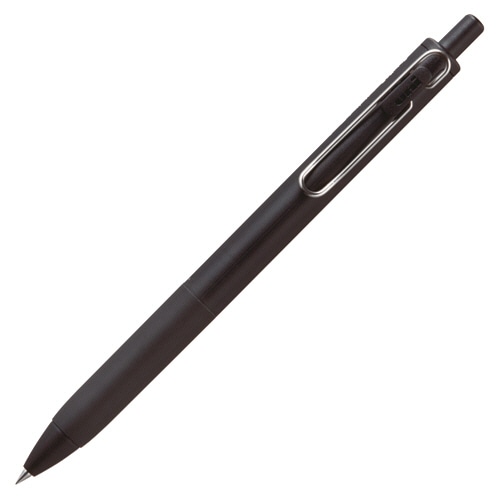三菱鉛筆　ゲルインクボールペン　ユニボール　ワン　0.5mm　黒　（軸色：黒）　UMNS05BK.24　1本（ご注文単位1本）【直送品】
