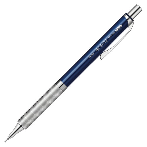 ぺんてる　シャープペンシル　orenz（オレンズ）　メタルグリップ　0.3mm　（軸色：ダークブルー）　XPP1003G2-C　1本（ご注文単位1本）【直送品】