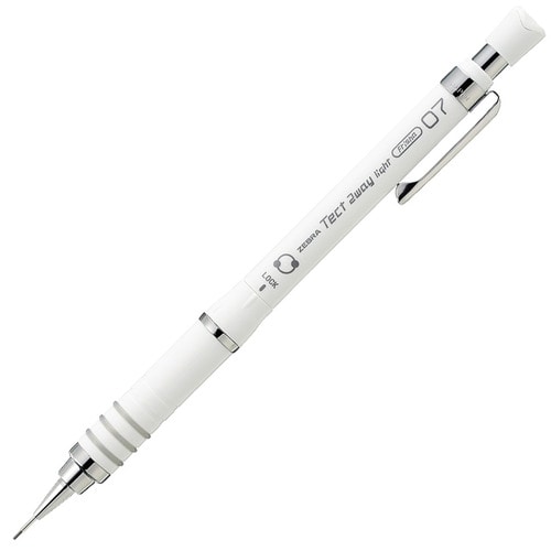 ゼブラ　シャープペンシル　テクトツゥーウェイ　ライト　0.7mm　（軸色　白）　MAB42-W　1本（ご注文単位1本）【直送品】