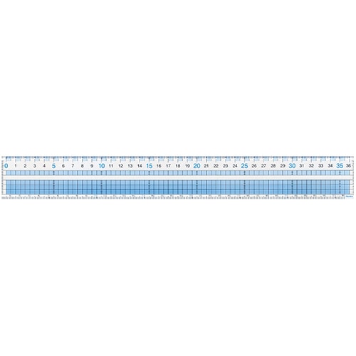 レイメイ藤井　見やすい方眼定規　36cm　AJH408　1個（ご注文単位1個）【直送品】