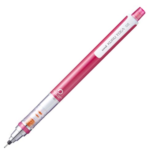 三菱鉛筆 シャープペンシル クルトガ スタンダードモデル 0.5mm (軸色:ピンク) M54501P.13 1本(ご注文単位1本)【直送品】