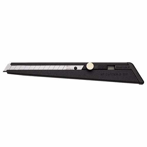 NTカッター　A型カッター　黒　S-202P　1本（ご注文単位1本）【直送品】