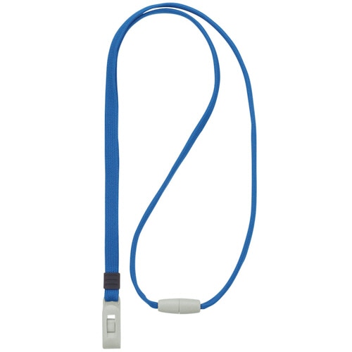 ライオン事務器 名札用ストラップ ブラック N-4P 1本(ご注文単位1本)【直送品】