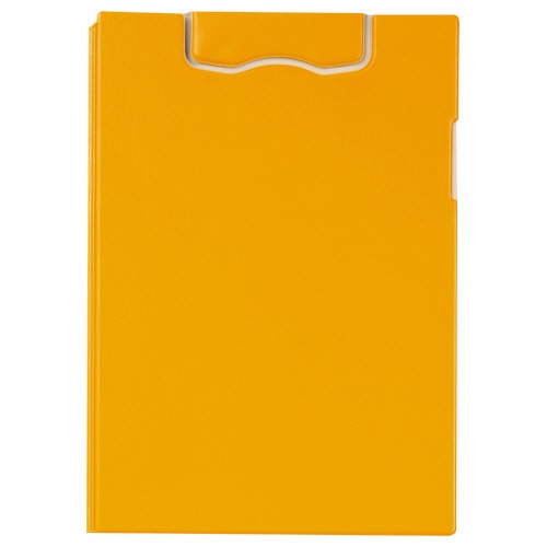 ライオン事務器　マグネットホルダー（レオグリップ）　2つ折り式　A4タテ　イエロー　No.300MG　1枚（ご注文単位1枚）【直送品】