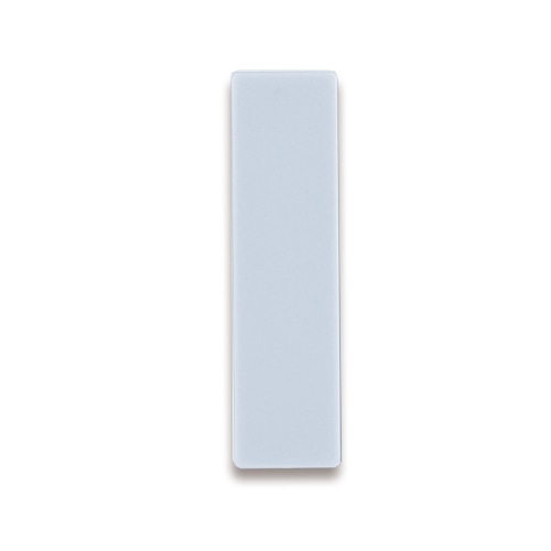 ライオン事務器　人名プレート　裏面マグネット付　W22×H82×D5mm　灰　No.10　1パック（10枚）（ご注文単位1パック）【直送品】