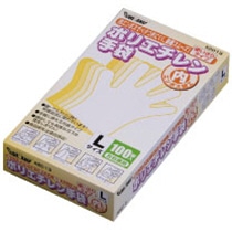 川西工業 ポリエチレン手袋 内エンボス クリア L #2013 100枚/箱（ご注文単位1箱）【直送品】