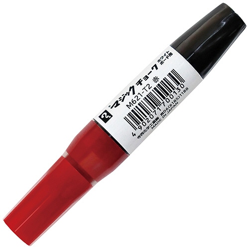 寺西化学 ホワイトボード用マーカー マジックチョークNo.621 赤 M621-T2 1本(ご注文単位1本)【直送品】