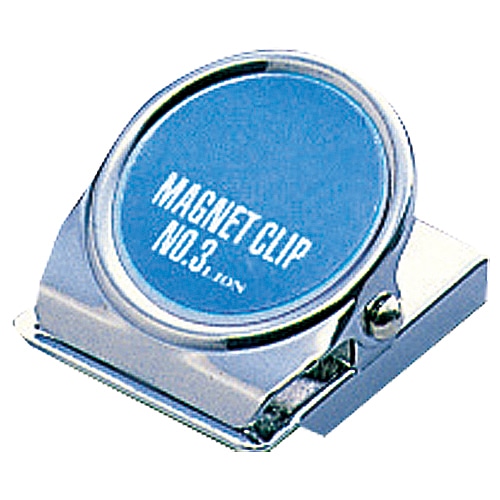 ライオン事務器　マグネットクリップ（裏面マグネット付）　W31×D35×H22mm　CS-3　1個（ご注文単位1個）【直送品】