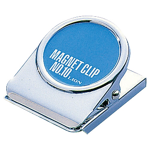 ライオン事務器　マグネットクリップ（裏面マグネット付）　W50×D65×H35mm　CS-10　1個（ご注文単位1個）【直送品】