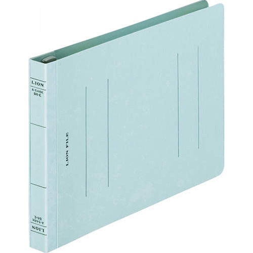 ライオン事務器　フラットファイル　B6ヨコ　150枚収容　背幅18mm　ブルー　CS-A548E-3P　1パック（3冊）（ご注文単位1パック）【直送品】
