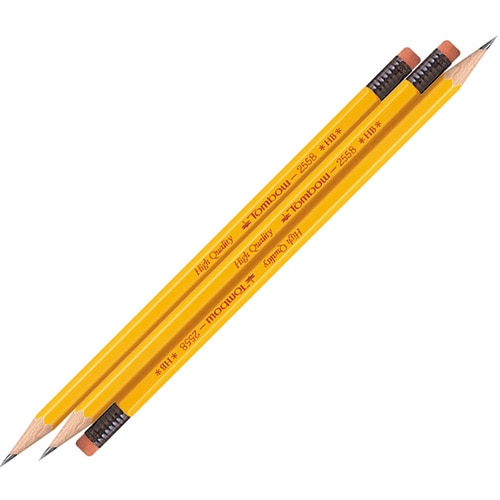 トンボ鉛筆 ゴム付鉛筆 2558 HB キャップ付 ACB-360 1パック(3本)(ご注文単位1パック)【直送品】
