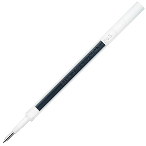 ゼブラ ジェルボールペン替芯 JRV-0.4芯 青 P-RJRV4-BL 1本(ご注文単位1本)【直送品】