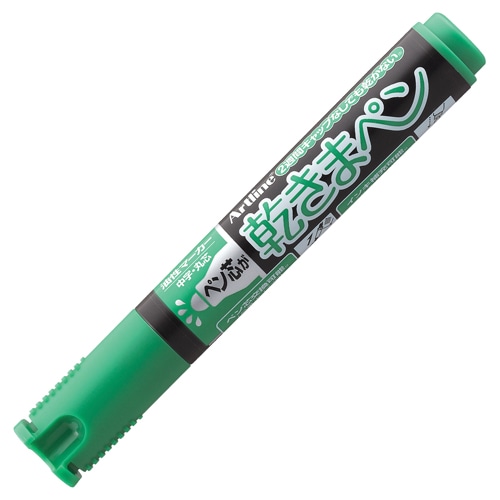 シヤチハタ　油性マーカー　アートライン　乾きまペン　中字・丸芯　緑　K-177N　1本（ご注文単位1本）【直送品】