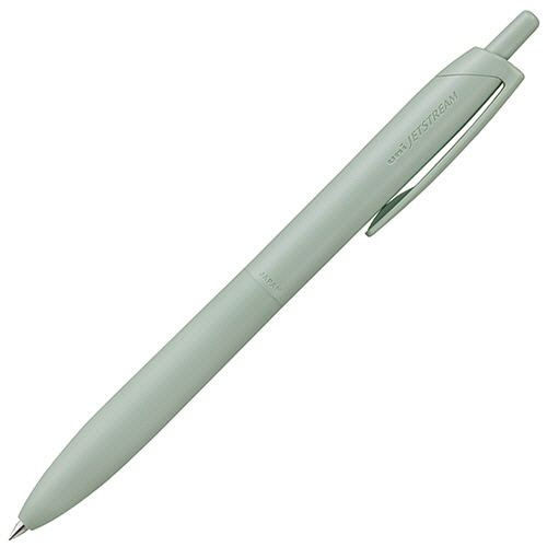 三菱鉛筆 油性ボールペン ジェットストリーム シングル (Lite touch ink搭載) 0.5mm 黒 (軸色:セージ) SXNLS05.52 1本(ご注文単位1本)【直送品】