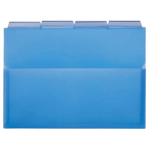 ライオン事務器　PPポケットホルダー（エール）　A4　ブルー　マチ付　PH-42A-B　1パック（4冊）（ご注文単位1パック）【直送品】