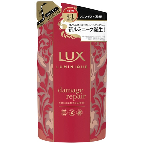 ユニリーバ　ラックス　ルミニーク　ダメージリペア　シャンプー　つめかえ用　350g　1パック（ご注文単位1パック）【直送品】