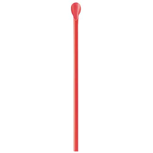 日東ストロー商会　スプーンストロー　レッド　1パック（500本）（ご注文単位1パック）【直送品】