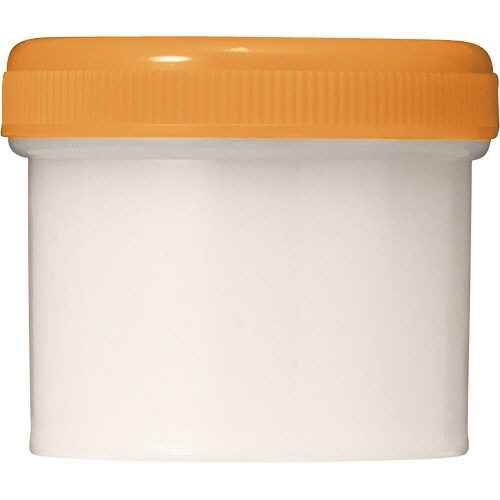 シンリョウ　SK軟膏容器　B型　36ml　オレンジ　1セット（100個）（ご注文単位1セット）【直送品】