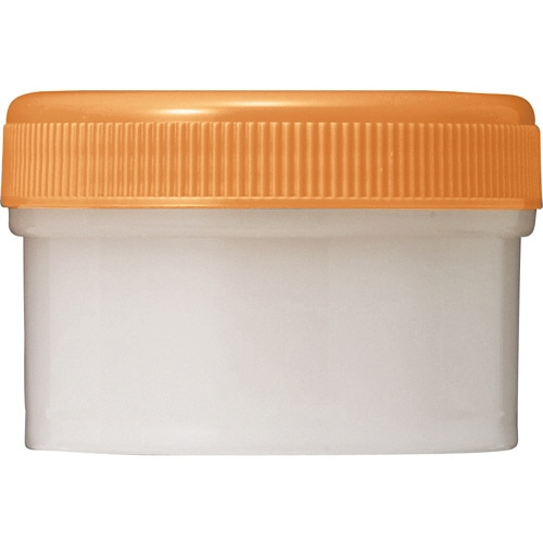 シンリョウ SK軟膏容器 B型 60ml オレンジ 1セット(100個)(ご注文単位1セット)【直送品】
