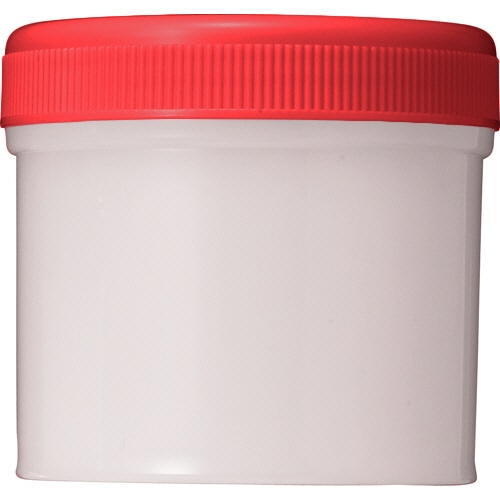 シンリョウ SK軟膏容器 B型 120ml 赤 1セット(100個)(ご注文単位1セット)【直送品】