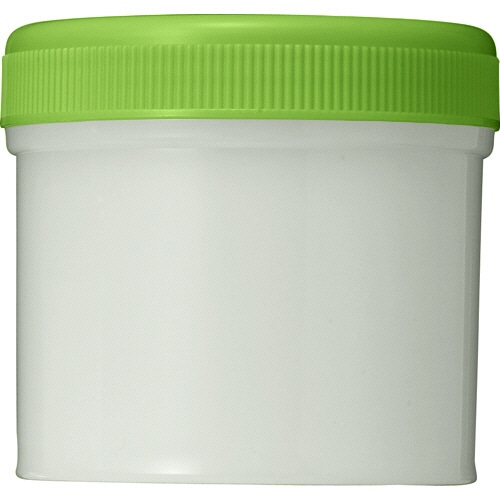 シンリョウ SK軟膏容器 B型 120ml 黄緑 1セット(100個)(ご注文単位1セット)【直送品】
