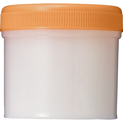 シンリョウ SK軟膏容器 B型 120ml オレンジ 1セット(100個)(ご注文単位1セット)【直送品】