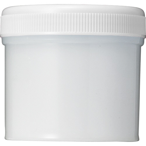 シンリョウ SK軟膏容器 B型 120ml 白 1セット(100個)(ご注文単位1セット)【直送品】