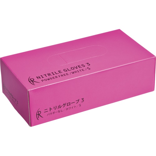 ファーストレイト ニトリルグローブ3 パウダーフリー S FR-5556 1箱(200枚)(ご注文単位1箱)【直送品】