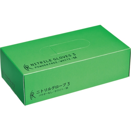 ファーストレイト ニトリルグローブ3 パウダーフリー M FR-5557 1箱(200枚)(ご注文単位1箱)【直送品】